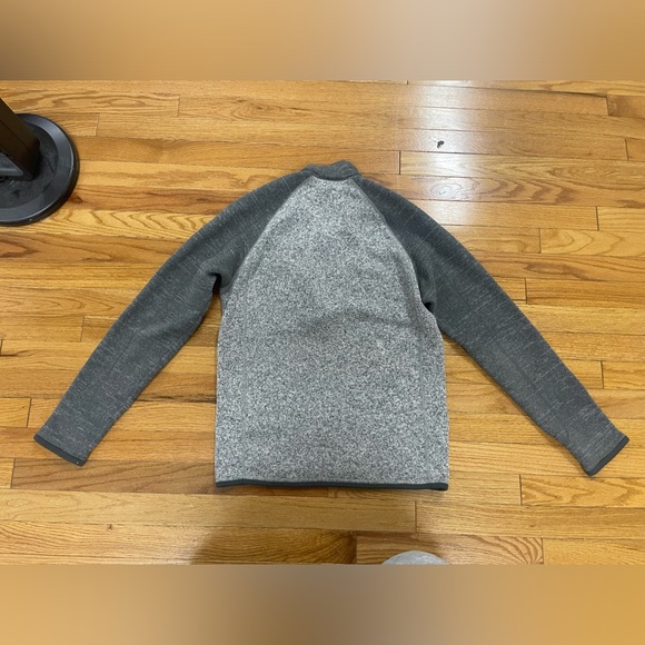 PATAGONIA MEN'S BETTER SWEATER 1/4 ZIP IN HEATHER GREY SIZE X-SMALL - Picture 4 of 5